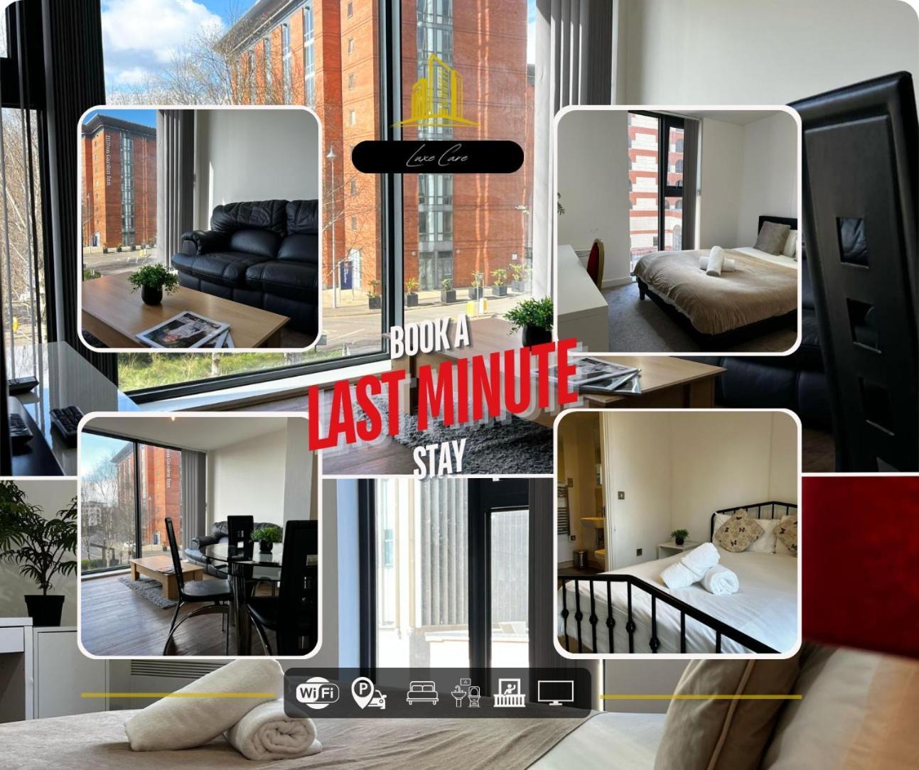 Last-Minute Specials L Book It Now L Sleeps Up To 4 L 2 Bed 2 Bath - Gym - Prime Birmingham Location L Jvt Short Lets Ngoại thất bức ảnh